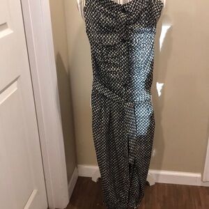 Marianne Strapless Romper Capri Goucho Size Medium